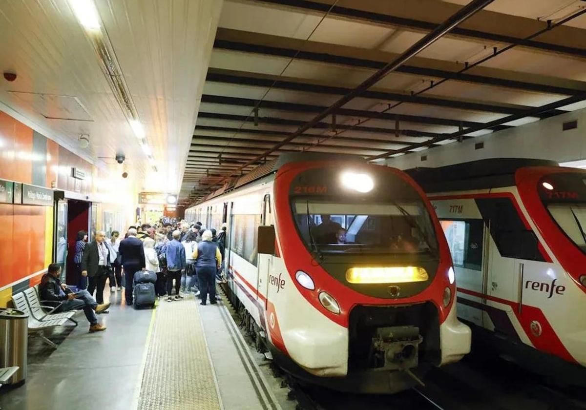 Malaga-Fuengirola suburban train.