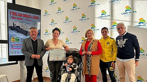 Malaga sports club raises 6,185 euros for little boy with Kleefstra syndrome