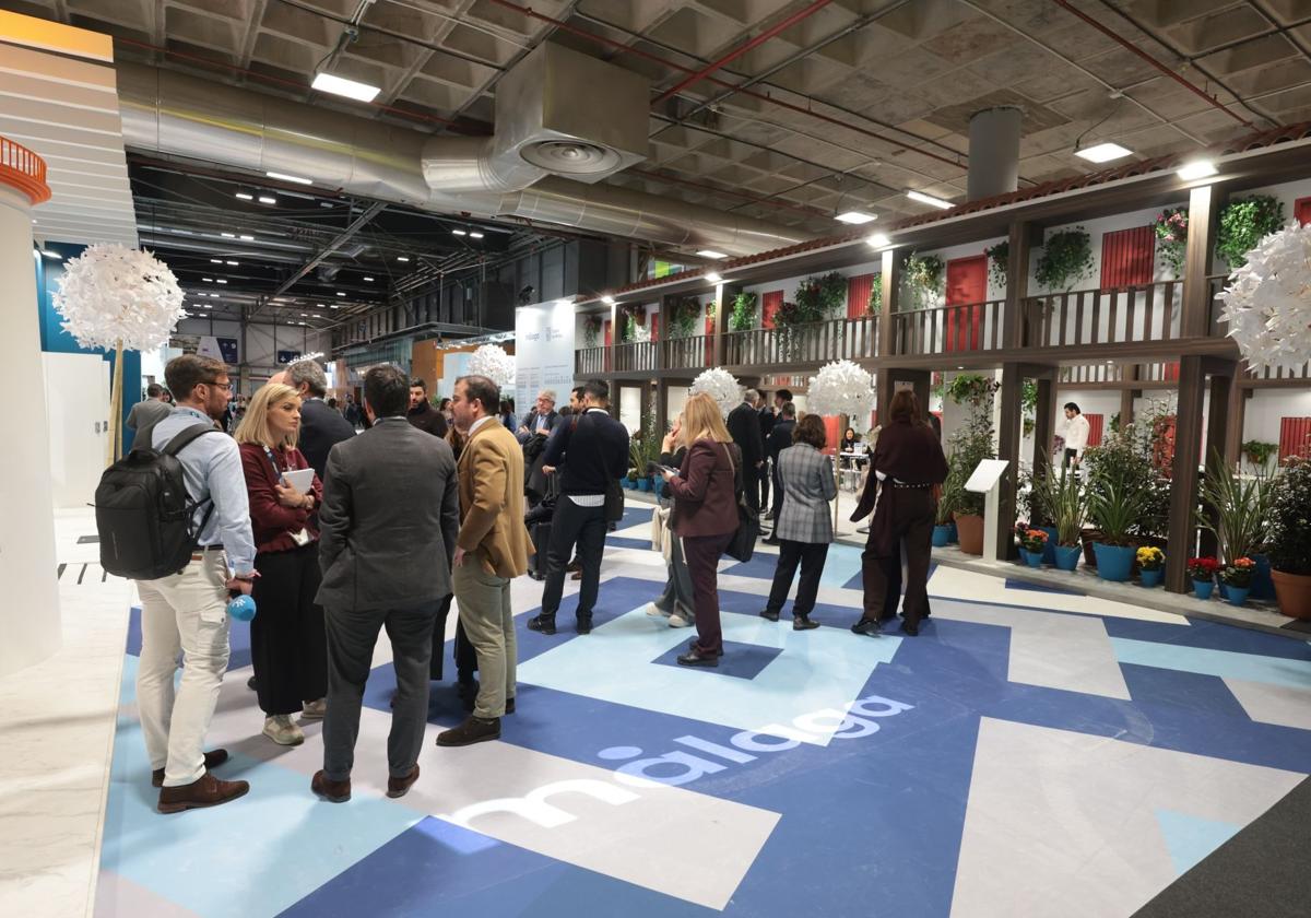 Malaga city's exhibition space at Fitur.