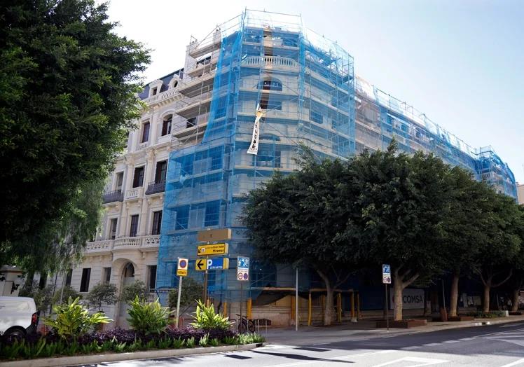 The renovation works on the Palacio de la Tinta are expected to be completed next year.