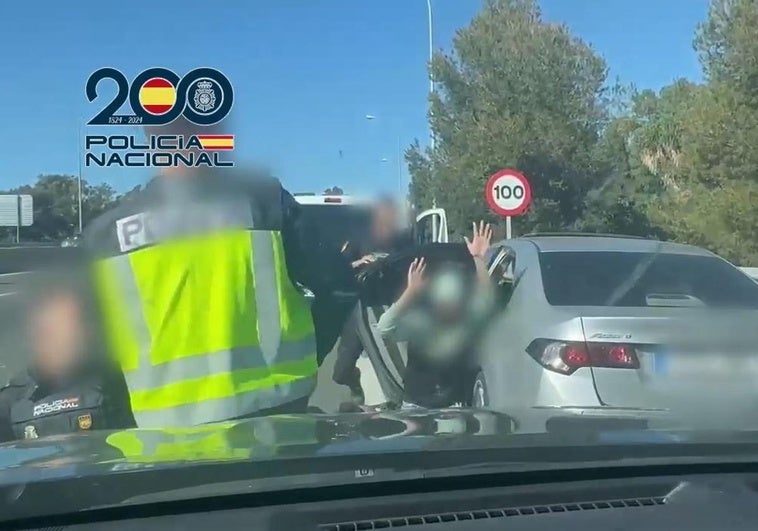 Video of the arrest of the four suspects by National Police officers.