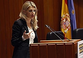 Minister for Labour, Yolanda Díaz.