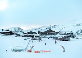 The Sierra Nevada ski resort.