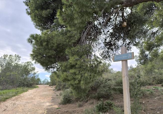 The first part of the route is very well signposted.