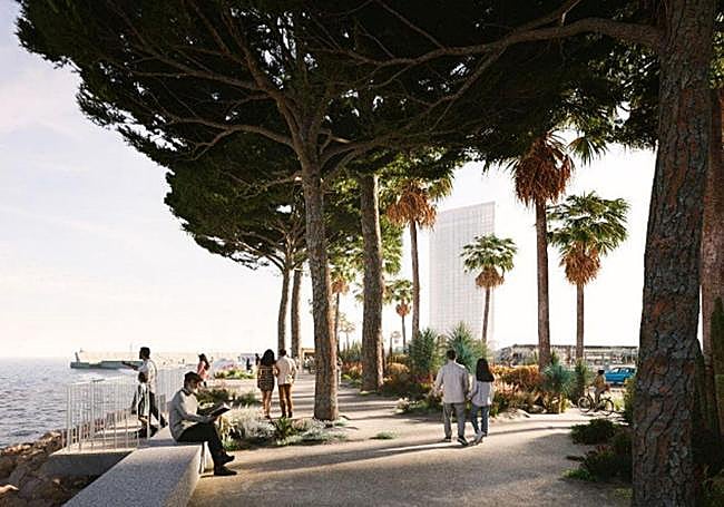 Proposed view of how the quay will look.