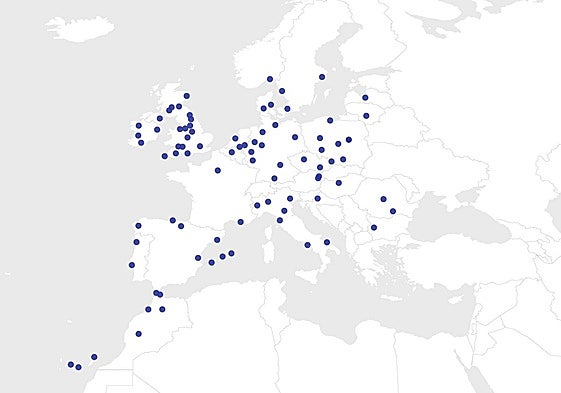These are all the cities and major towns mainly across Europe that Ryanair will connect to Malaga Airport this summer