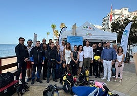 Environmental volunteering activity carried out last summer.