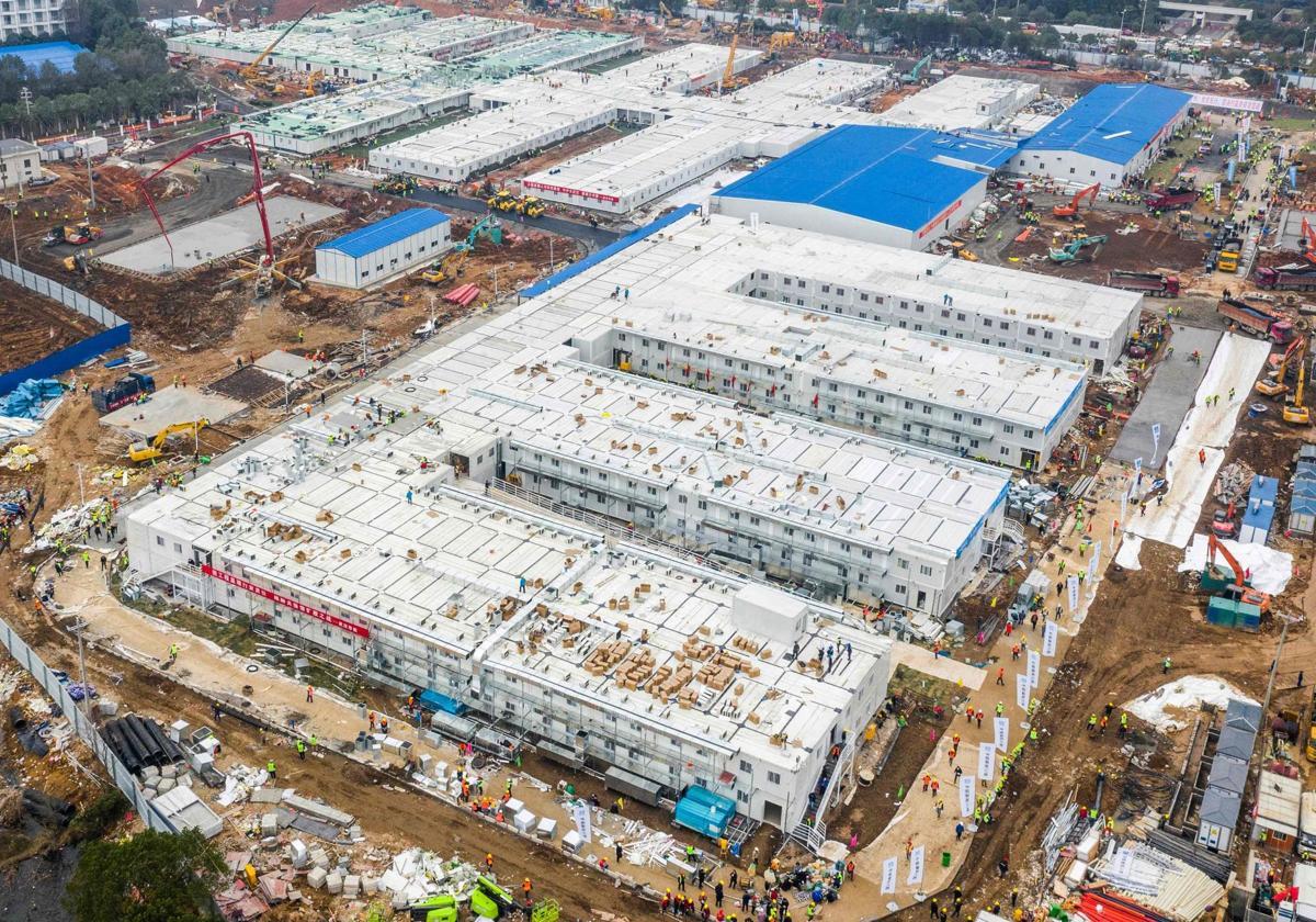 China stunned the world by building pandemic hospitals in a matter of days.