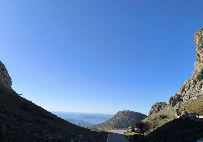 Viewpoint of Boquete de Zafarraya.