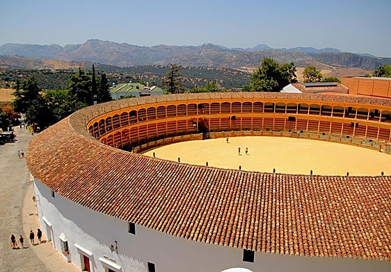File image of Ronda's historic bullring.