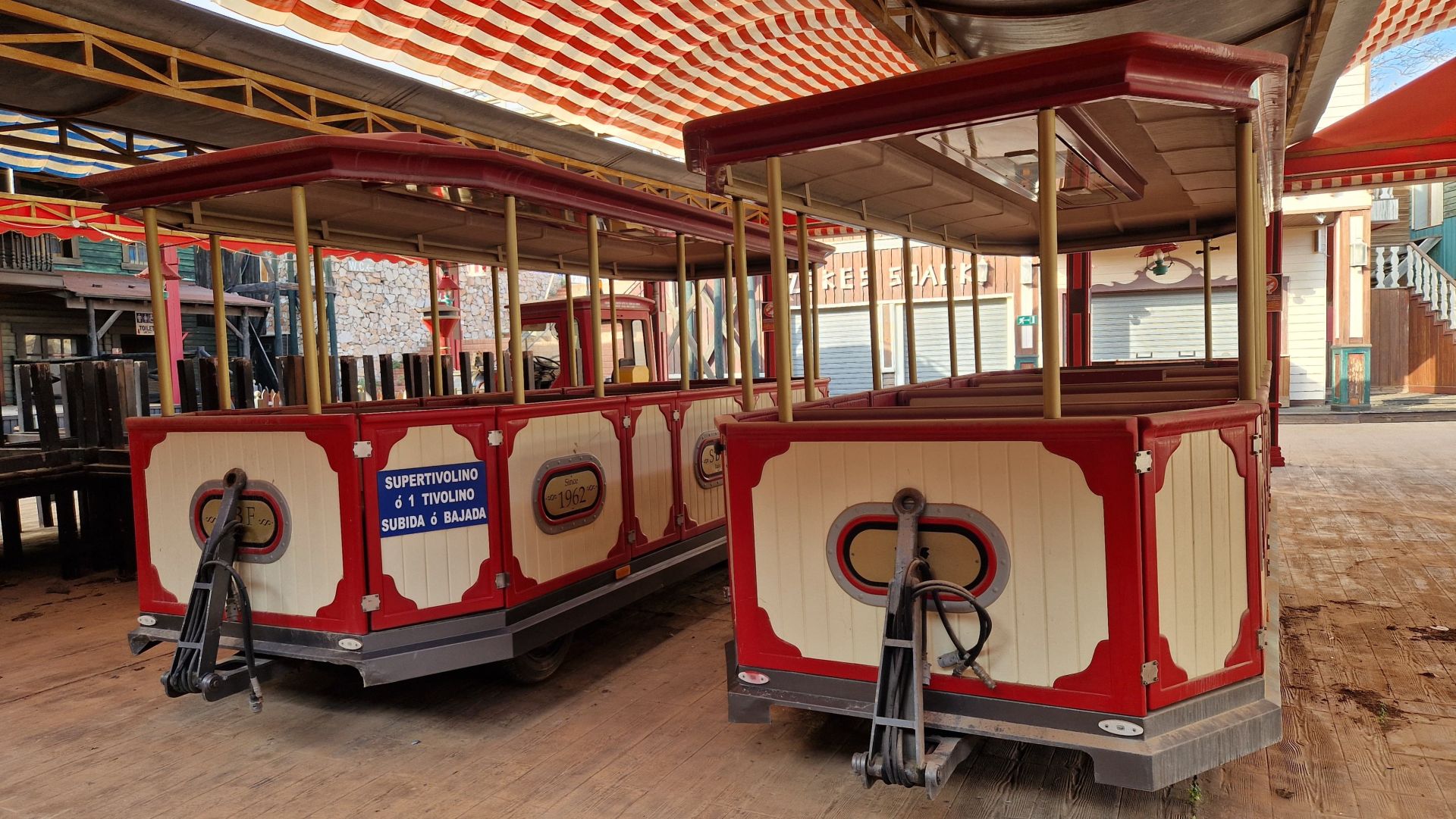 This is the state of the famous Tivoli amusement park on the Costa del Sol, in pictures