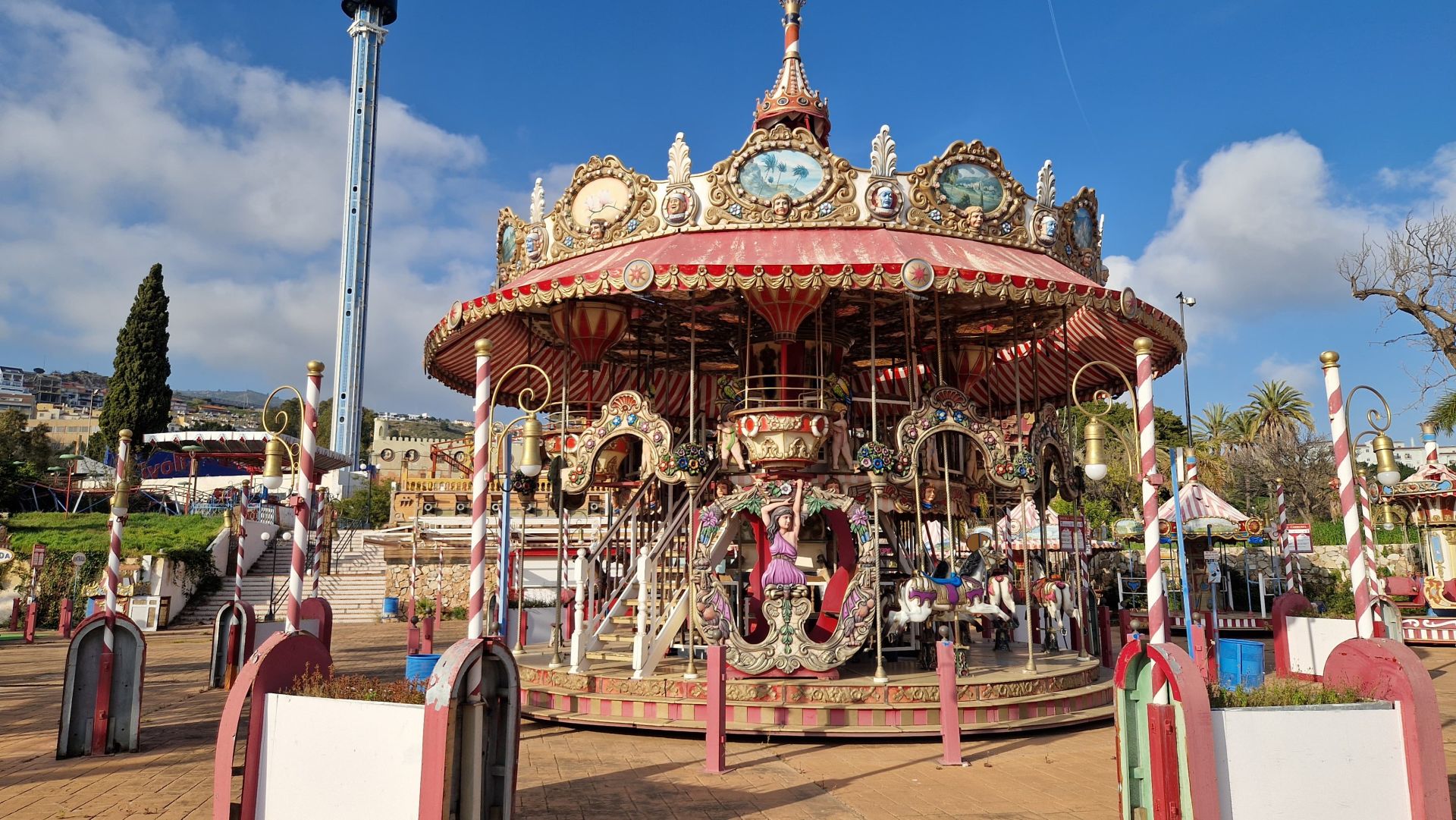 This is the state of the famous Tivoli amusement park on the Costa del Sol, in pictures