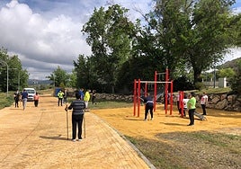 File photo of the calisthenics park in Archidona.