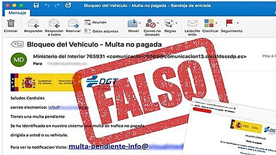 Traffic fine scam alert in Spain: this is how to identify fake notifications