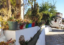 The Acequia Benito is the water feature that provides the soundtrack to life in the streets of Montecorto.
