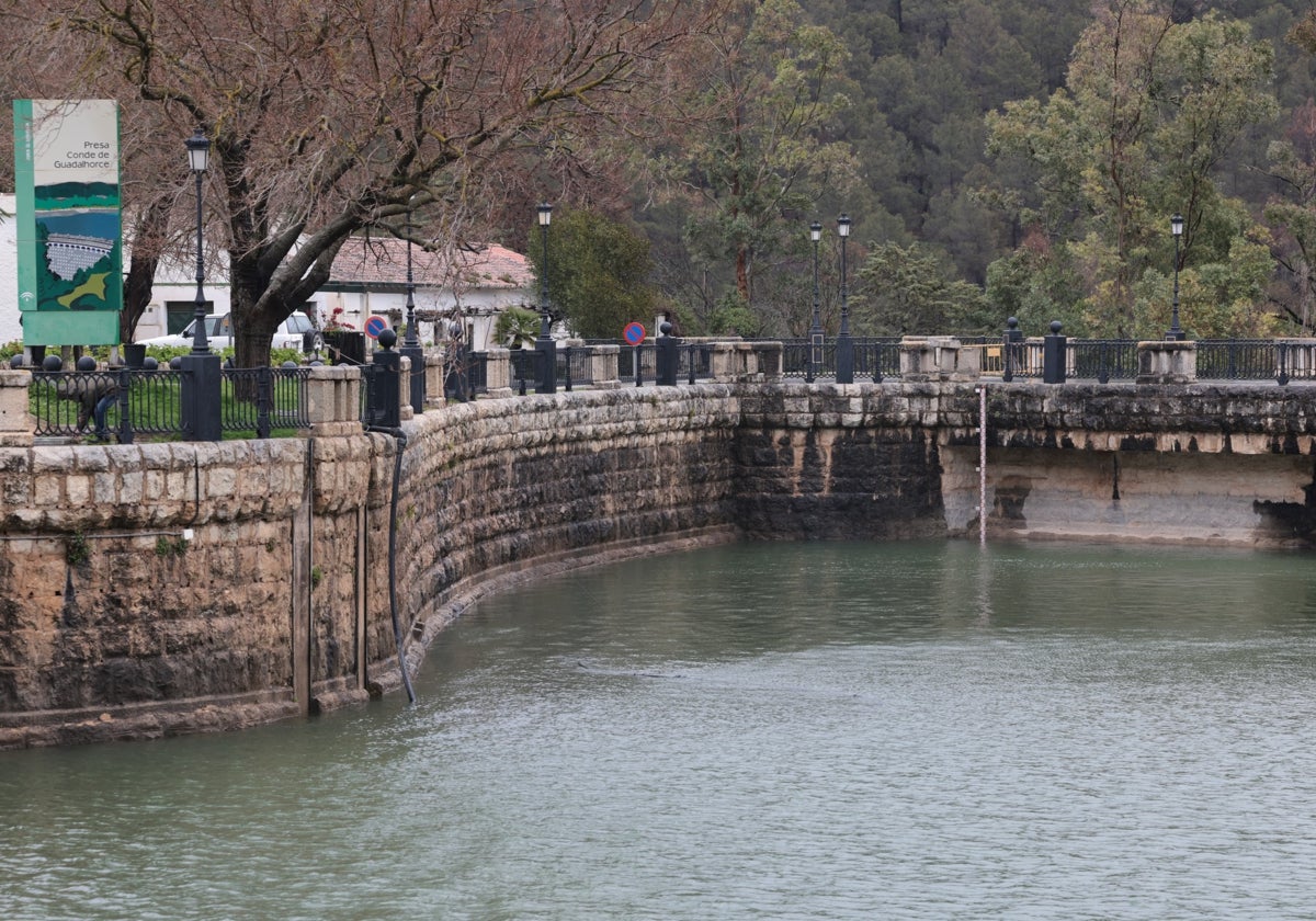 Rainfall and storms change reservoir order in Malaga province