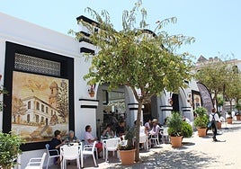 Façade of Estepona's Mercado de Abastos.