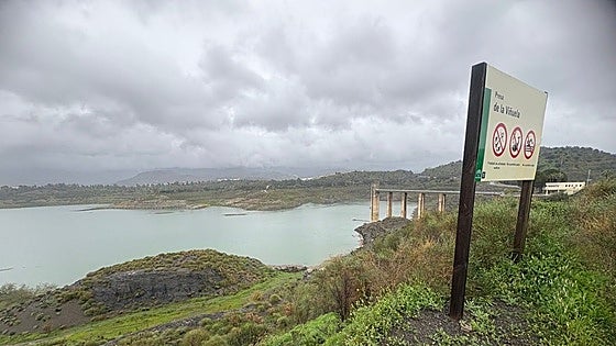 Malaga's 'dead' reservoir is now the one holding the most water in the province