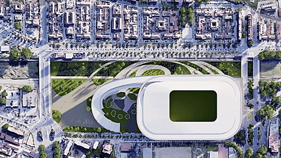 Malaga studies possibility of 'plaza-bridge' in La Rosaleda stadium remodelling project