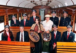 The 'strawberry train' team.