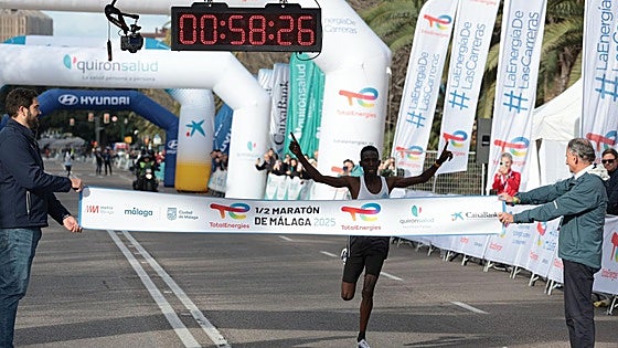 Several records shattered in the Malaga Half Marathon