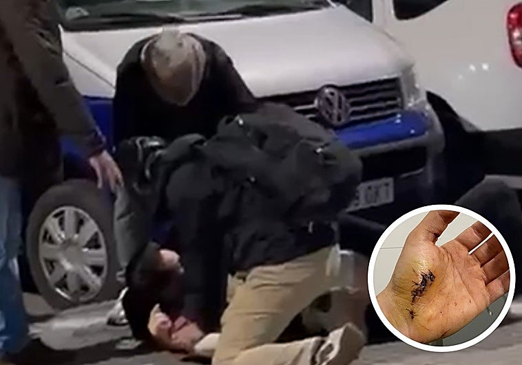 Off-duty police officer injured after stepping in to protect a woman who was being assaulted in Malaga