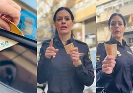 If you see a 50-euro note on your windscreen don't pick it up: it's a scam