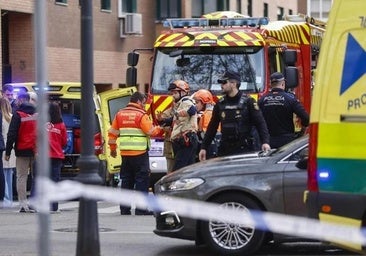 Two firefighters dead and more than a dozen others affected by fumes during huge blaze at community garage in Spain