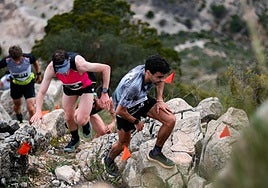 Competitors in action in Benalmádena on Sunday morning.