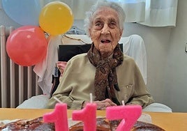 Maria Branyas on her 117th birthday.