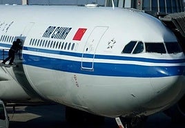 File image of an Air China plane at the international airport in Beijing.
