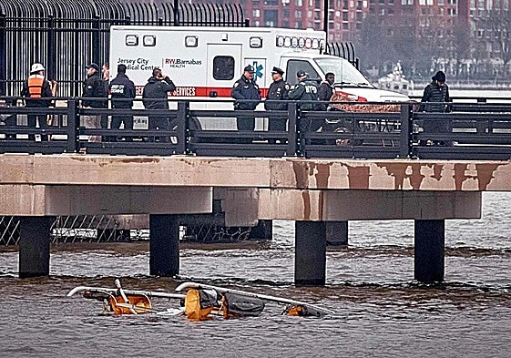 Emergency services at the scene.