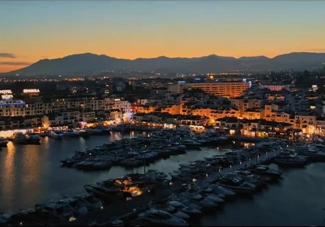 Puerto Banús, in one of the stills from the trailer for the new installment of the Prime Video saga.