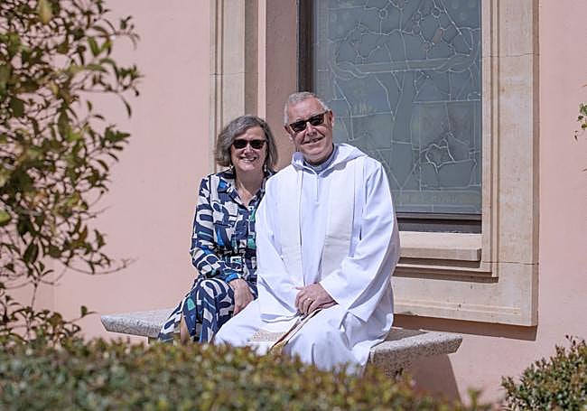 Tony with his wife, Gisela, who he married in 2015 after leaving the Roman Catholic church.