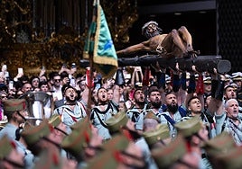 Watch as Spanish Legion soldiers disembark ship in Malaga for emotional Holy Week parade