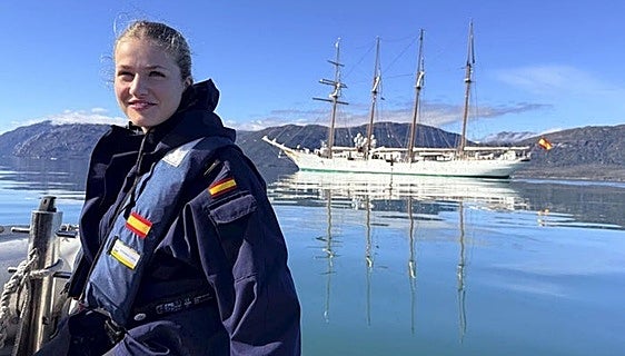 Spain's Princess Leonor reaches halfway point of naval training voyage