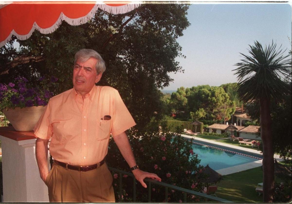 Mario Vargas Llosa, a Nobel prize winner with ties to Marbella