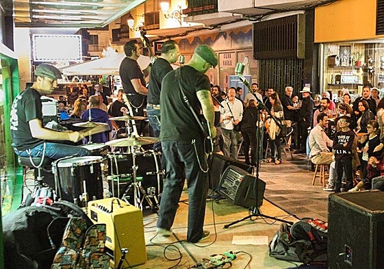 File photograph of a gig during a previous 'Ruta del Rock'.