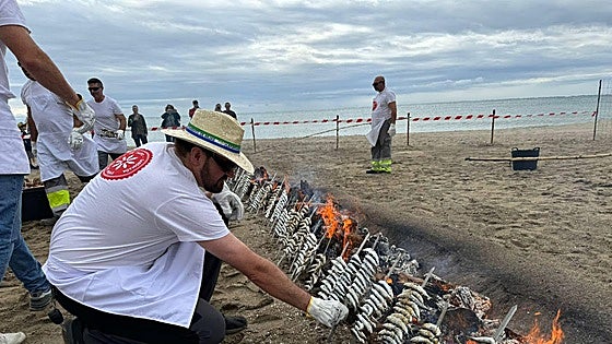 Six hundred kilos of free grilled sardines on offer during Labour Day festivities in Mijas