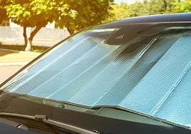 The fine of 200 euros for misuse of the sun visor.