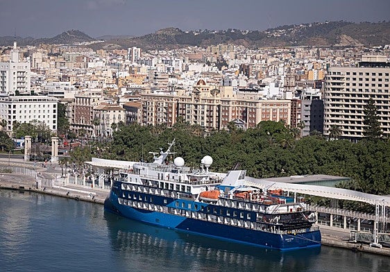 First Malaga-based cruise ship starts its journey from city's Palmeral quay