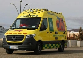 One of Andalucía's emergency service ambulances.