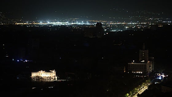 The lights came on at 3am in much of Malaga province