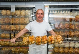 Businessman Francisco Trujillo, owner of six chicken rotisseries and one of the promoters of the new business alliance.