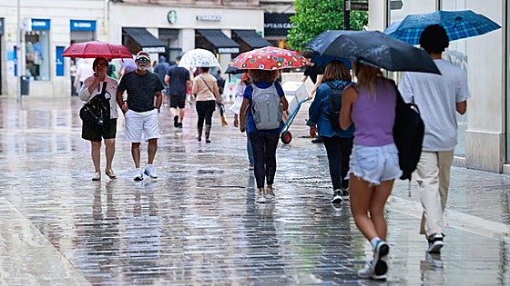 New weather change: the municipalities of Malaga with highest probability of rain on Wednesday