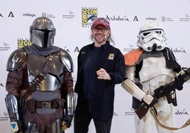 Santiago Segura at the presentation of the San Diego Comic-Con Málaga 2025.