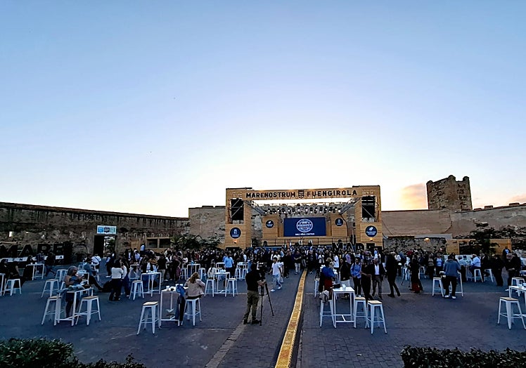 Promoters, workers, organisers and some artists who have participated in previous editions of Marenostrum were present at the event.