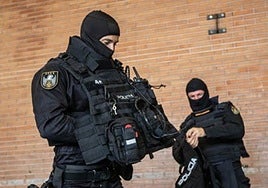 Special operational group officers, in a file image.