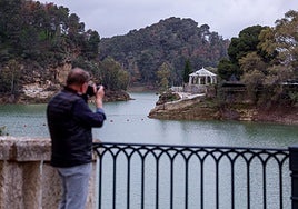The Conde de Guadalhorce reservoir.