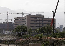 Properties under construction in Malaga.